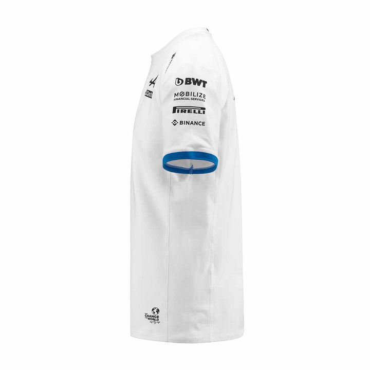 T-Shirt Amiry BWT Alpine F1 Team 2023 Enfant Blanc