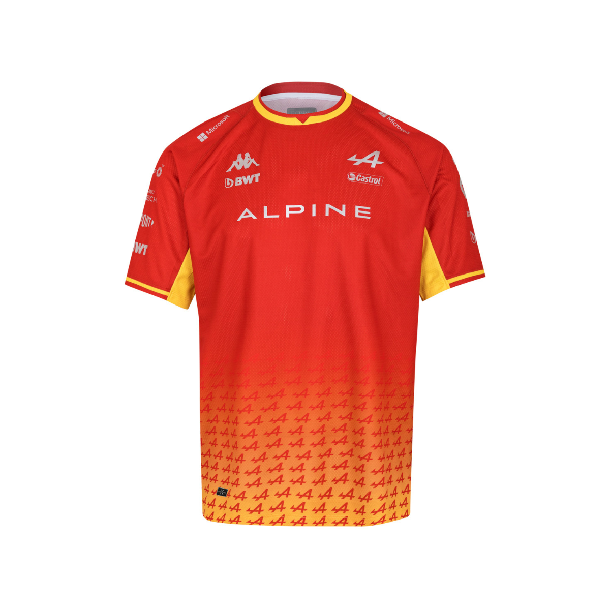 Maillot Kombat Alonso Alpine F1 rouge homme
