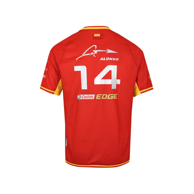 Maillot Kombat Alonso Alpine F1 rouge homme