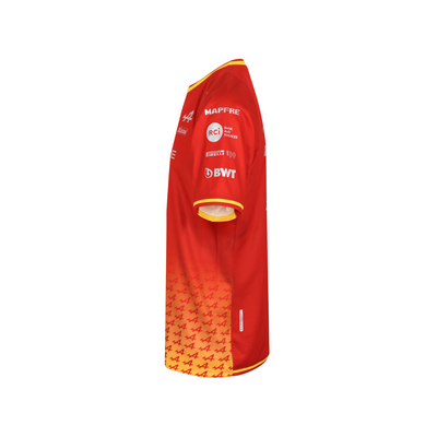 Maillot Kombat Alonso Alpine F1 rouge homme