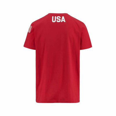 T-shirt US Ski Team Homme Rouge