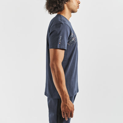 T-shirt Carmes Bleu homme - image 3