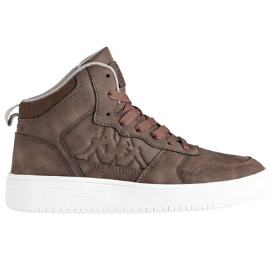 Baskets Seattle Mid marron enfant