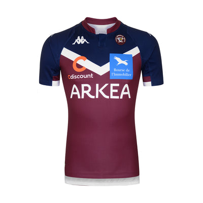 Maillot Kombat Pro 20-21 Home Ubb Rugby Marron Homme - image 1