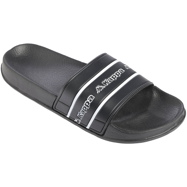 Tongs Matese Logo noir unisexe - Image 1