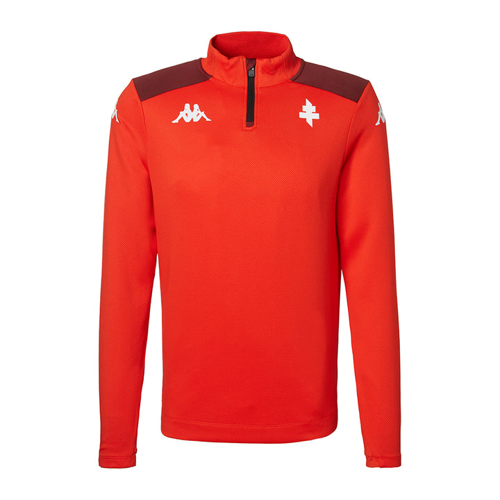 Sweat col zippé Ablas Pro 5 FC Metz Orange enfant - image 1