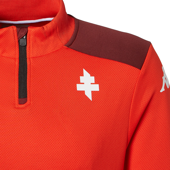 Sweat col zippé Ablas Pro 5 FC Metz Orange enfant - image 3