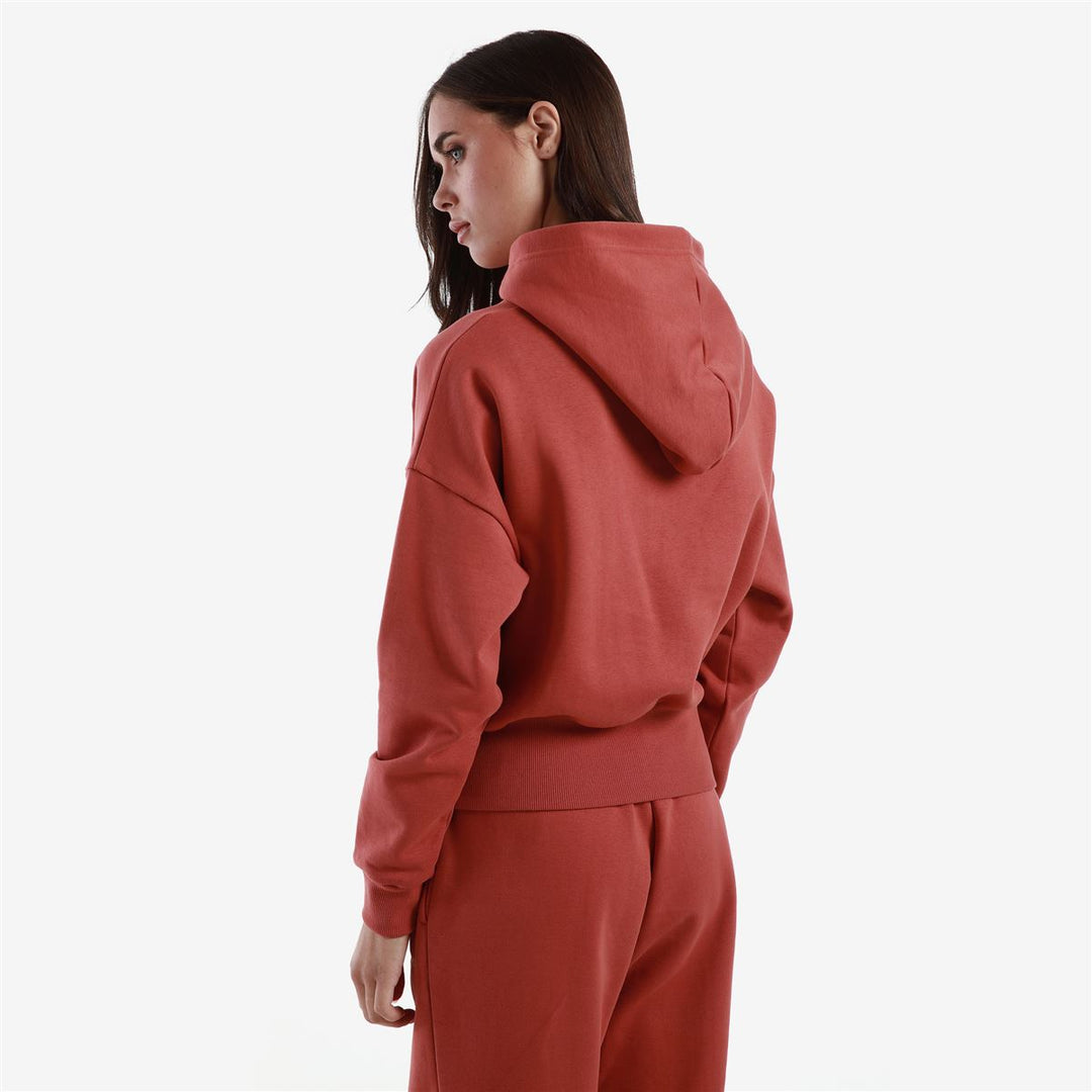 Hoodie Vicky Authentic Marron Femme
