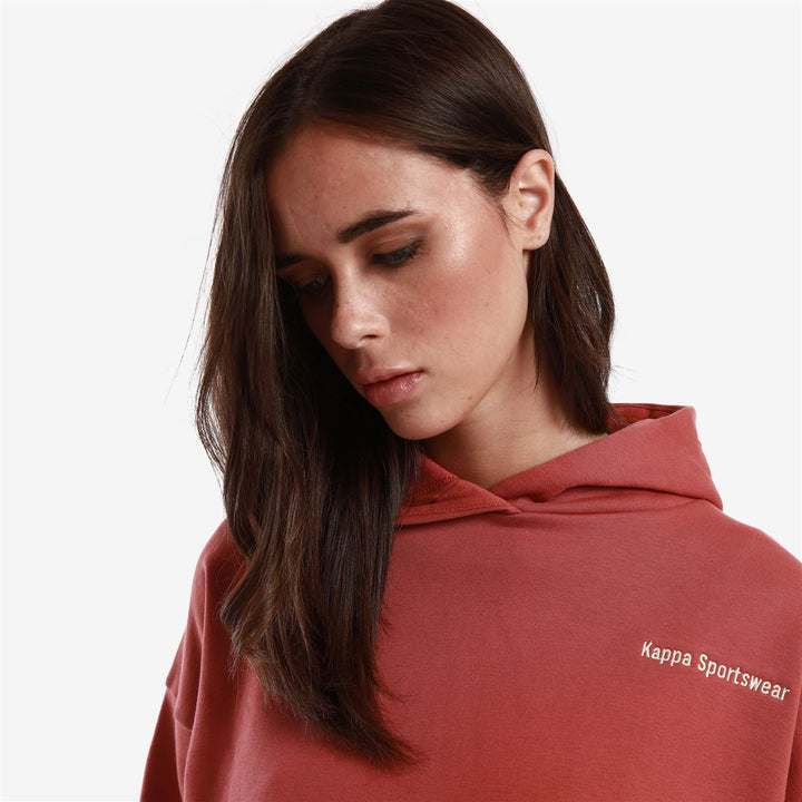 Hoodie Vicky Authentic Marron Femme