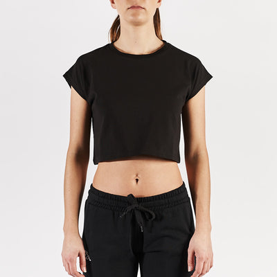 T-shirt Lavars Authentic Noir Femme - Image 1
