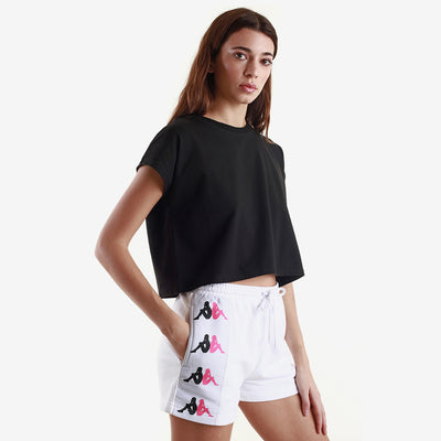 T-shirt Lavars Authentic Noir Femme - Image 5