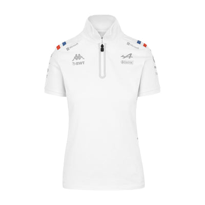 Polo Ashaw BWT Alpine F1 Team Blanc Femme - Image 1
