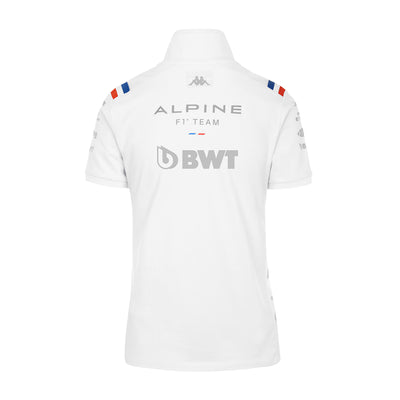 Polo Ashaw BWT Alpine F1 Team Blanc Femme - Image 3