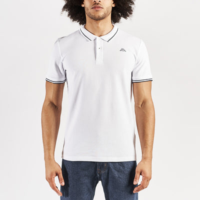Polo Ezio Blanc Homme - Image 1