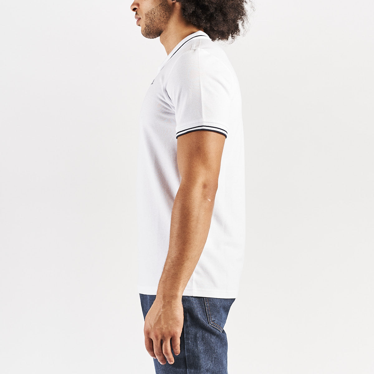 Polo Ezio Blanc Homme - Image 2