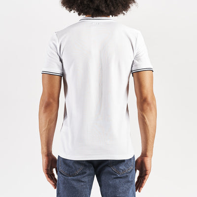 Polo Ezio Blanc Homme - Image 3