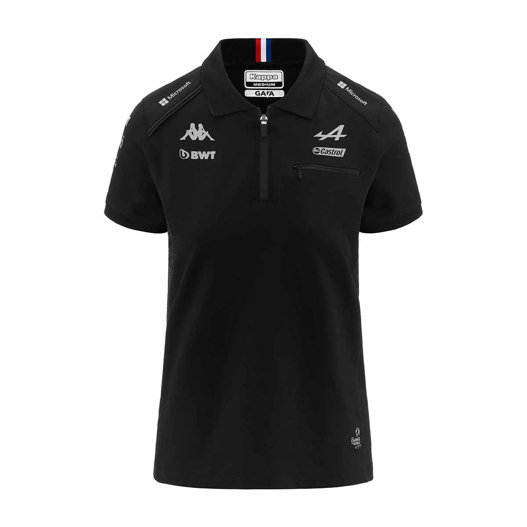 Polo Acraw BWT Alpine F1 Team 2023 Femme Noir