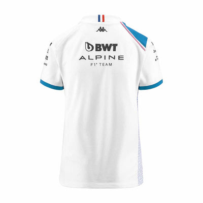 Polo Acraw BWT Alpine F1 Team 2023 Femme Blanc
