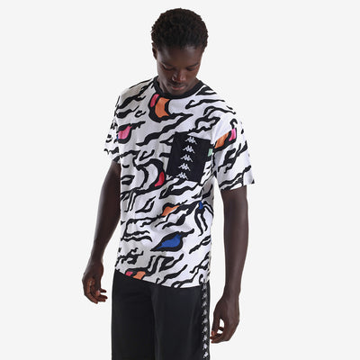 T-shirt Fapo Authentic Blanc Unisexe - Image 5