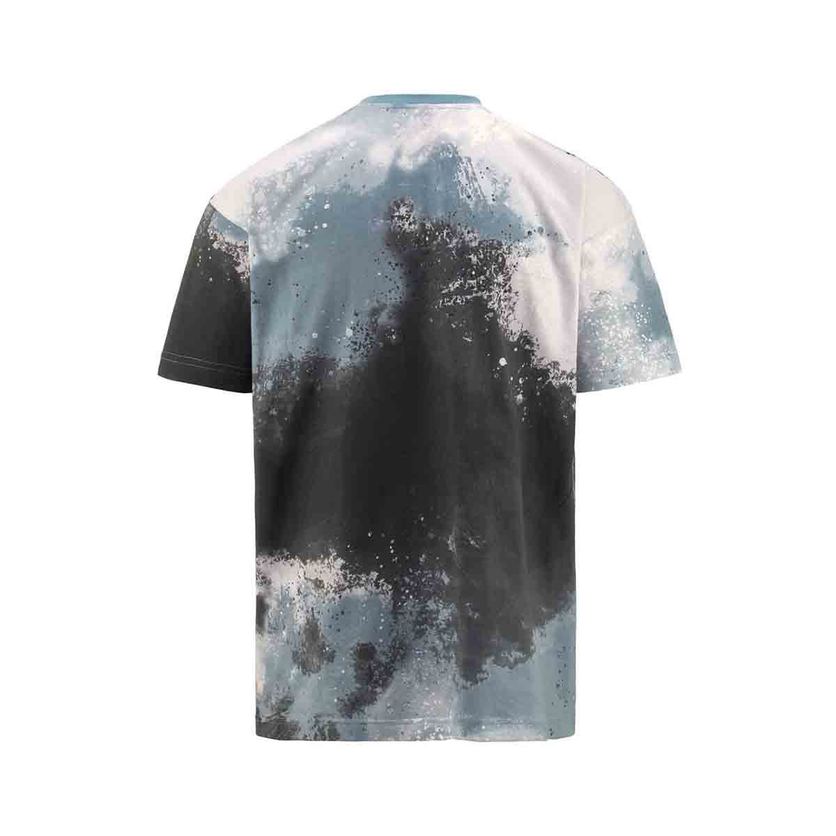 T-shirt unisexe Fapo Print Authentic Bleu