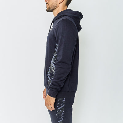 Sweat-shirt à capuche homme Cheldy Bleu