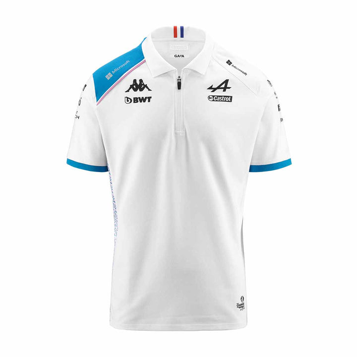 Polo Acrem BWT Alpine F1 Team 2023 Homme Blanc
