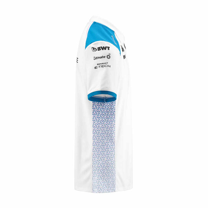 Polo Acrem BWT Alpine F1 Team 2023 Homme Blanc