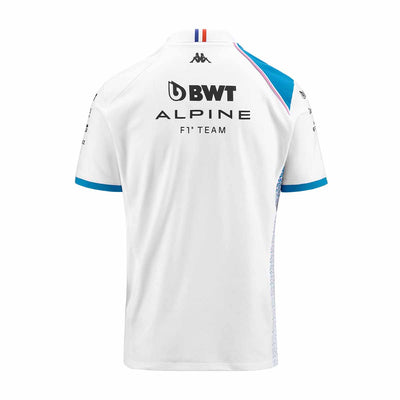 Polo Acrem BWT Alpine F1 Team 2023 Homme Blanc