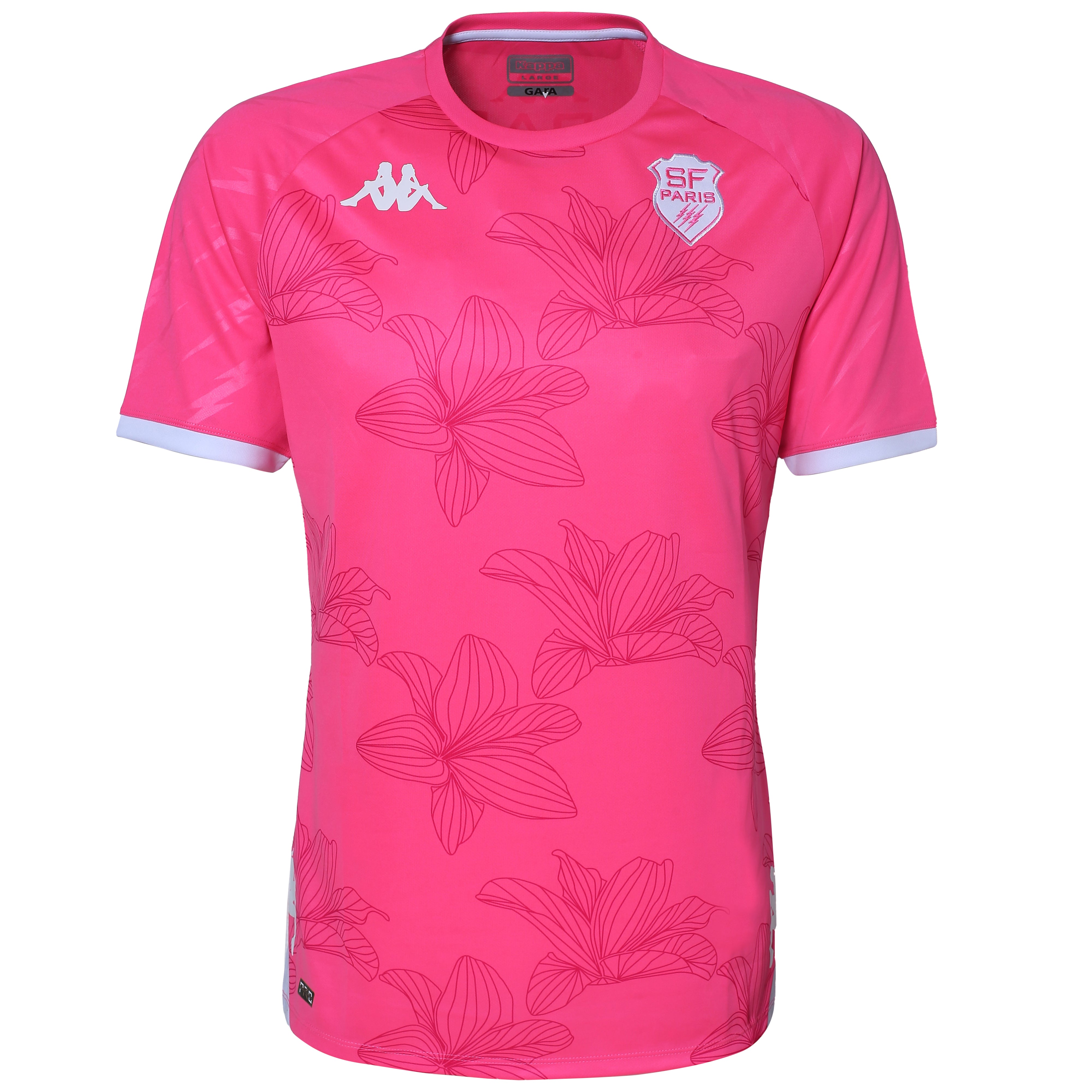 Maillot Aboupret Pro 6 Stade Francais Paris 22 23 Rose Homme