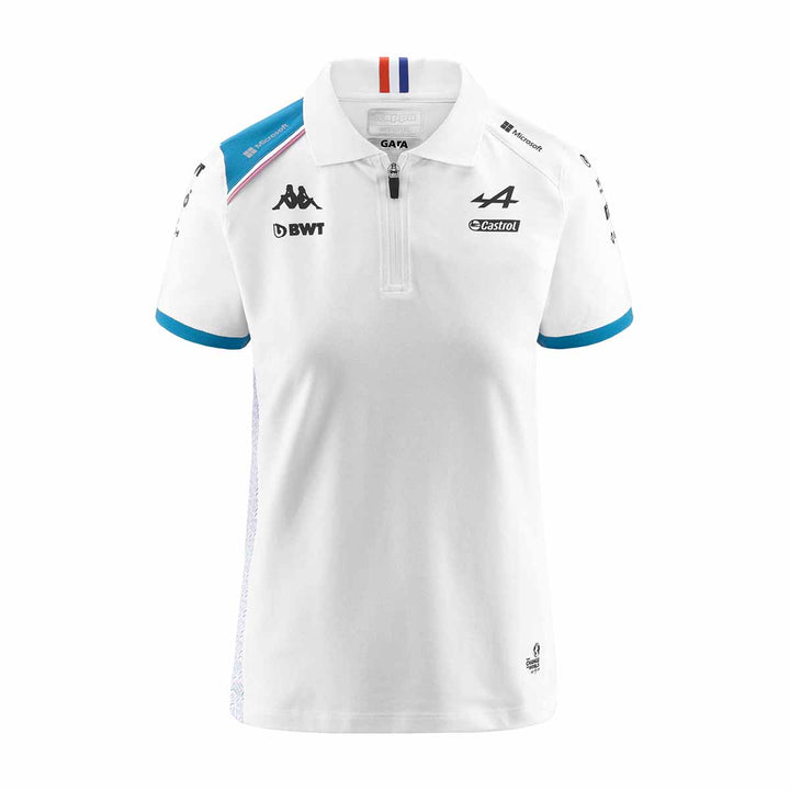 Polo Acrew BWT Alpine F1 Team 2023 Femme Blanc
