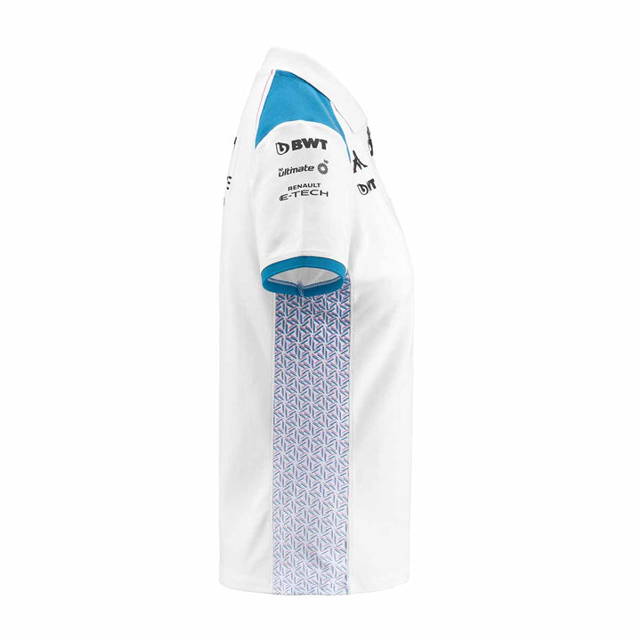 Polo Acrew BWT Alpine F1 Team 2023 Femme Blanc