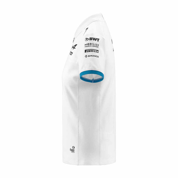 Polo Acrew BWT Alpine F1 Team 2023 Femme Blanc