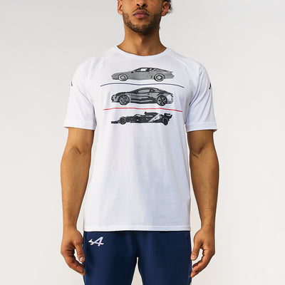 T-Shirt Argla BWT Alpine F1 Team 2023 Homme Blanc