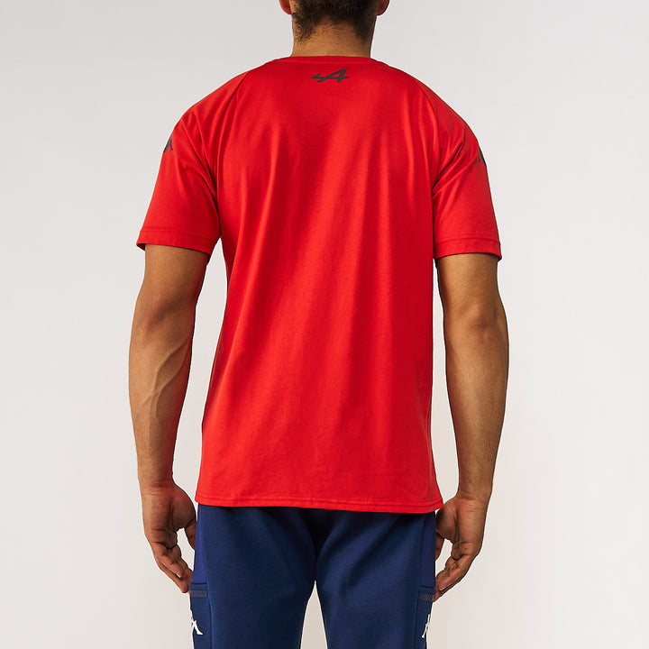 T-Shirt Argla BWT Alpine F1 Team 2023 Homme Rouge
