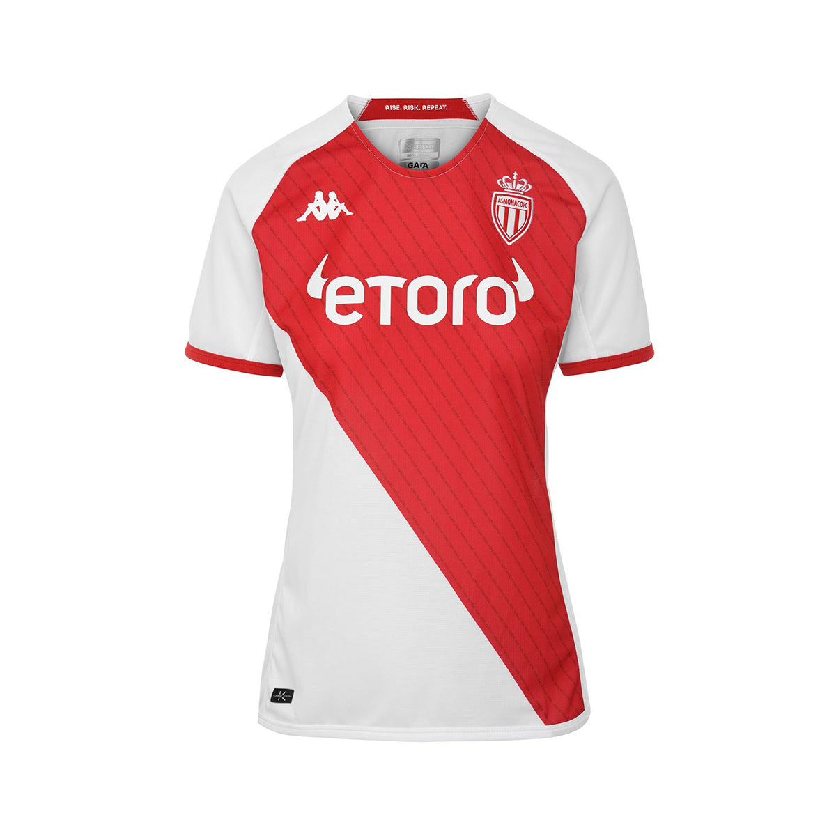 Maillot Kombat Lady Home AS Monaco 22 23 Blanc Femme Kappa France