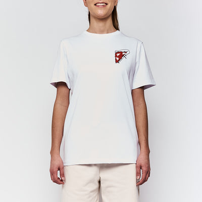 T-shirt Unisexe Bpop Authentic Blanc