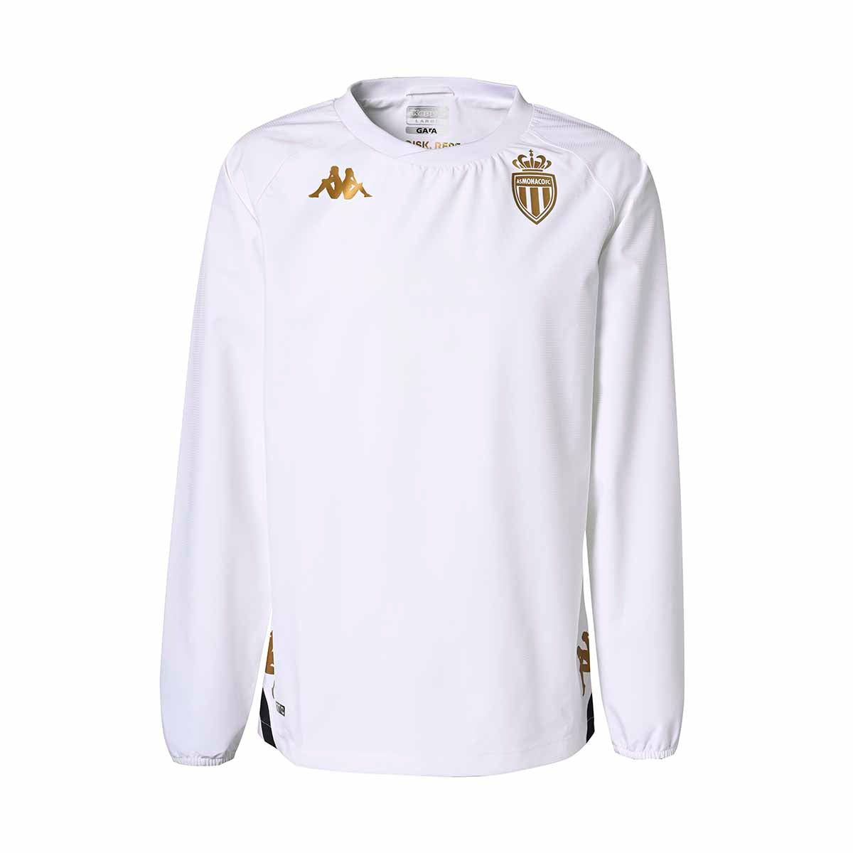 Sweatshirt Arainos Pro Europe AS Monaco 22/23 Blanc Homme