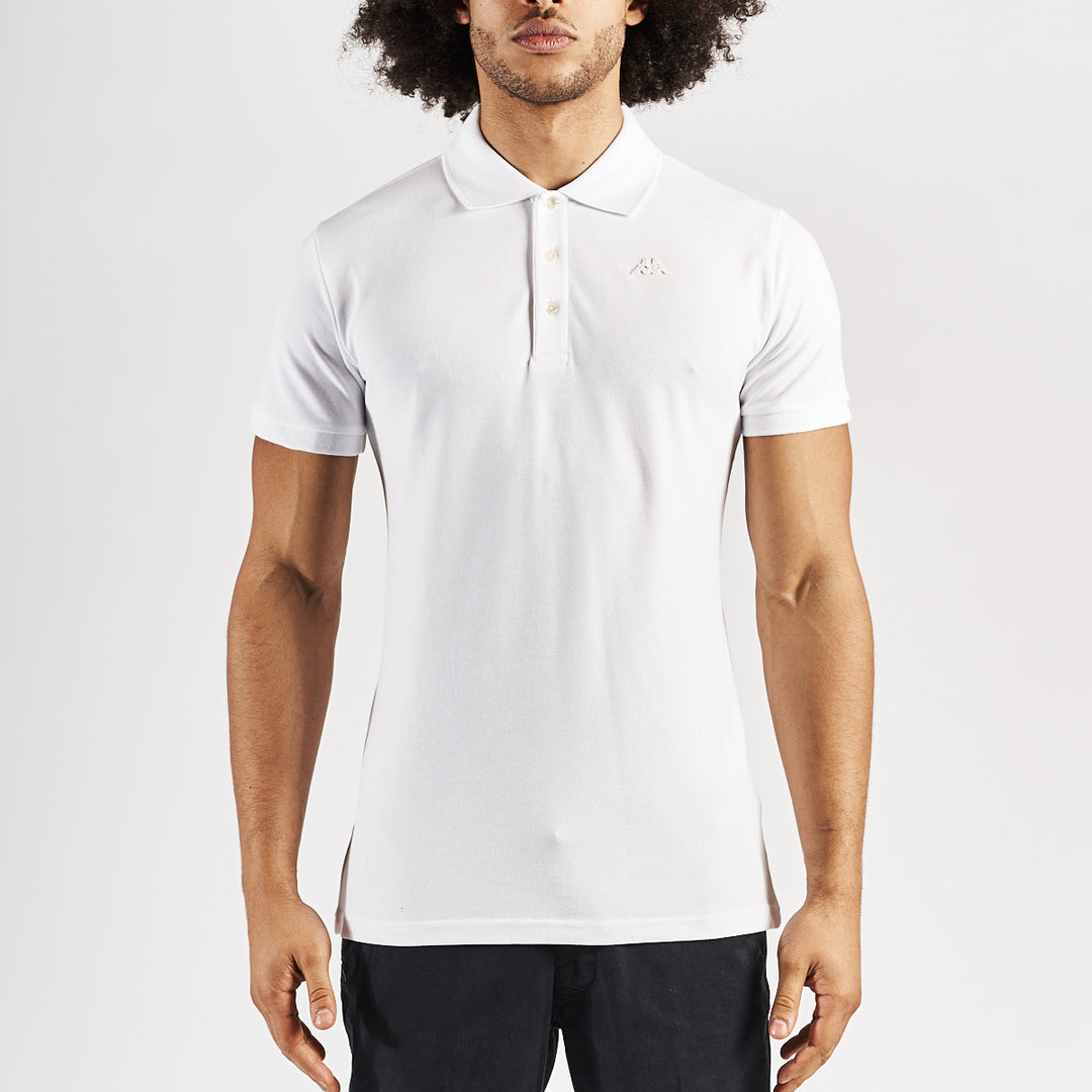 Polo Ned Robe di Kappa Blanc Homme - Image 1