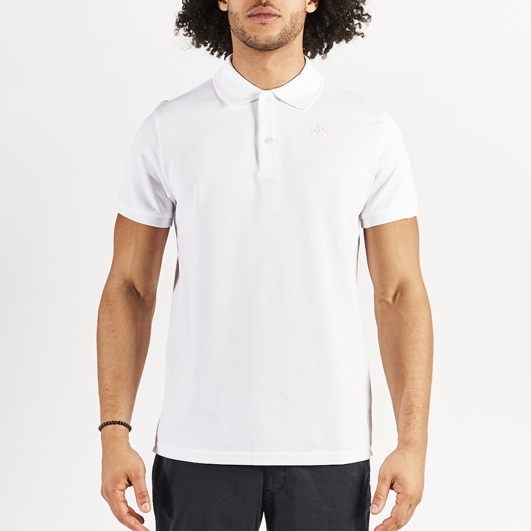 Polo William Robe di Kappa Blanc Homme - Image 1