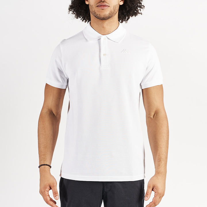 Polo William Robe di Kappa Blanc Homme - Image 1
