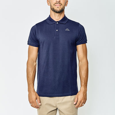 Polo William Robe di Kappa Bleu Unisexe