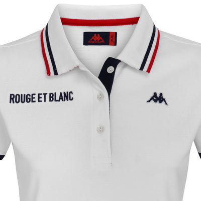Polo Blanche Blanc Femme - image 2