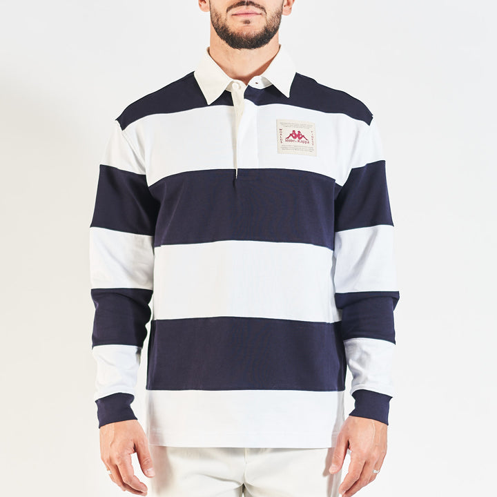 Polo Halyf Robe di Kappa blanc unisexe - Image 1