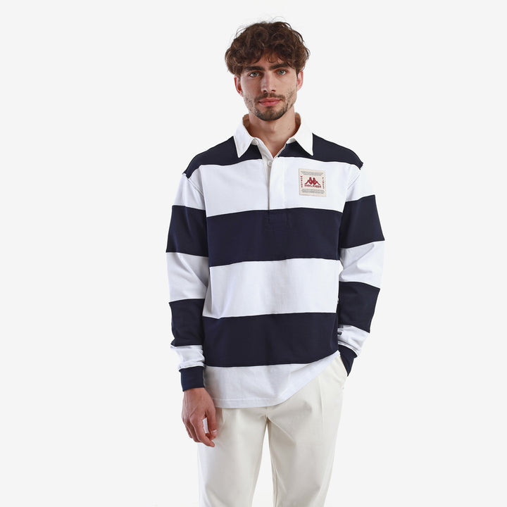 Polo Halyf Robe di Kappa blanc unisexe - Image 4