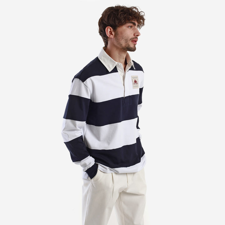 Polo Halyf Robe di Kappa blanc unisexe - Image 5