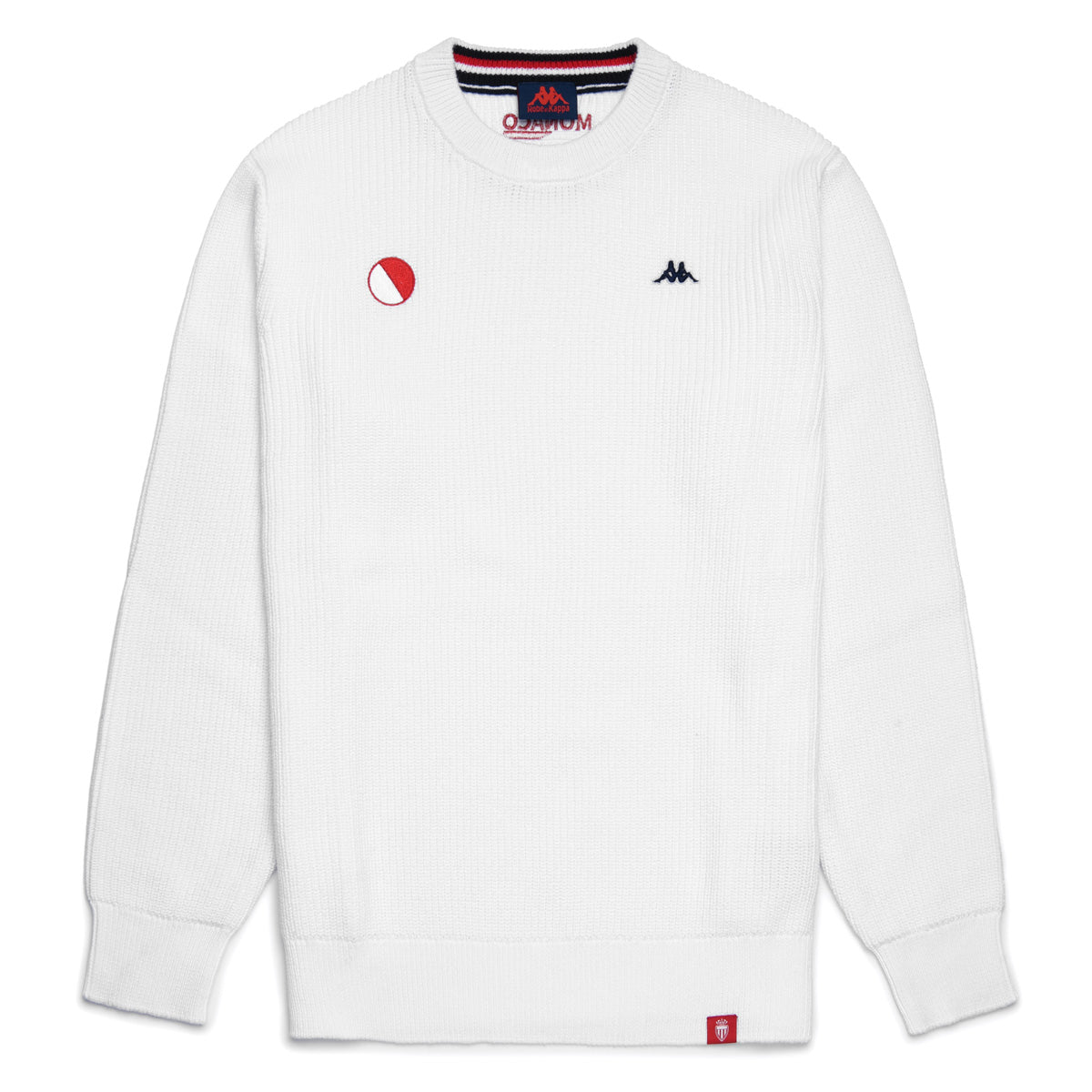 Pull Verl Robe Di Kappa As Monaco 2022 blanc homme Kappa France