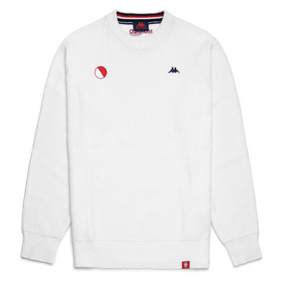 Pull Verl Robe Di Kappa - As Monaco 2022 blanc homme - Image 1