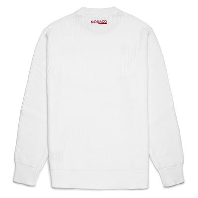 Pull Verl Robe Di Kappa - As Monaco 2022 blanc homme - Image 2