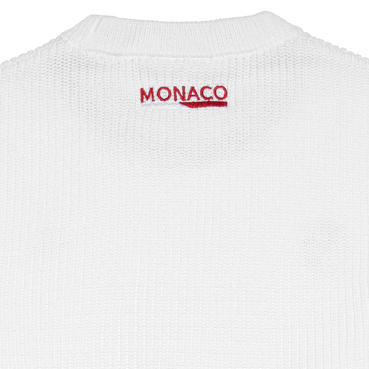 Pull Verl Robe Di Kappa - As Monaco 2022 blanc homme - Image 3