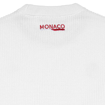 Pull Verl Robe Di Kappa - As Monaco 2022 blanc homme - Image 3